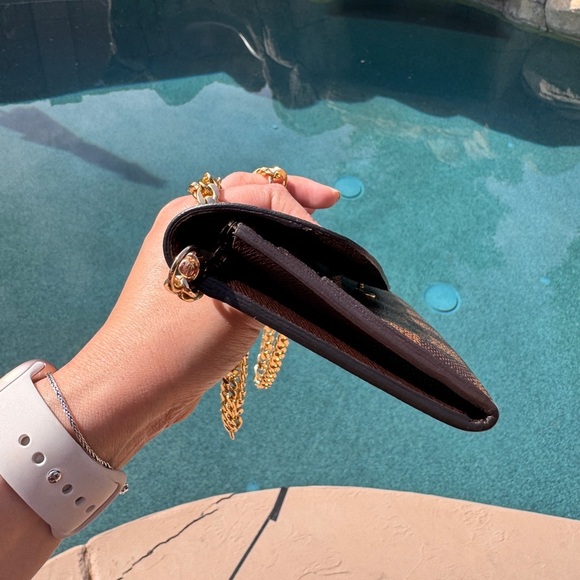 Authentic Louis Vuitton Portefeuille Emilie Damier Wallet Crossbody Bag - Picture 6 of 13